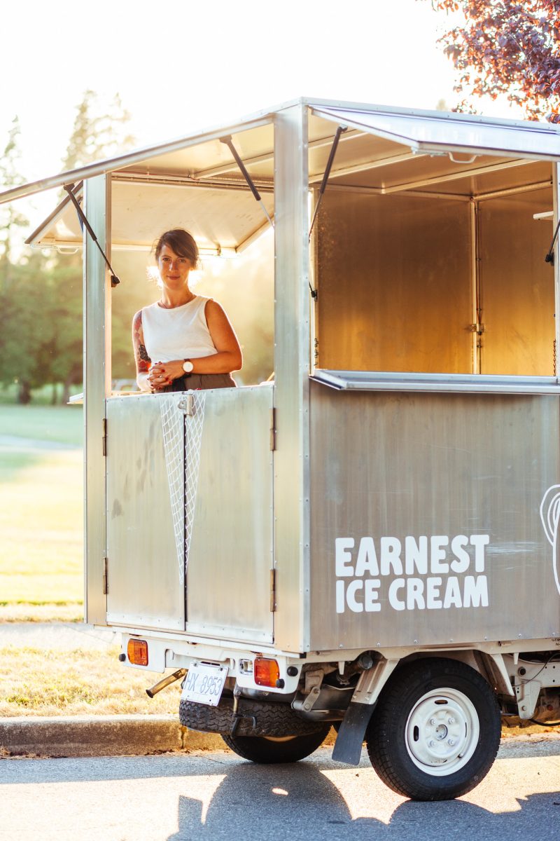 Earnest Ice Cream Advertising