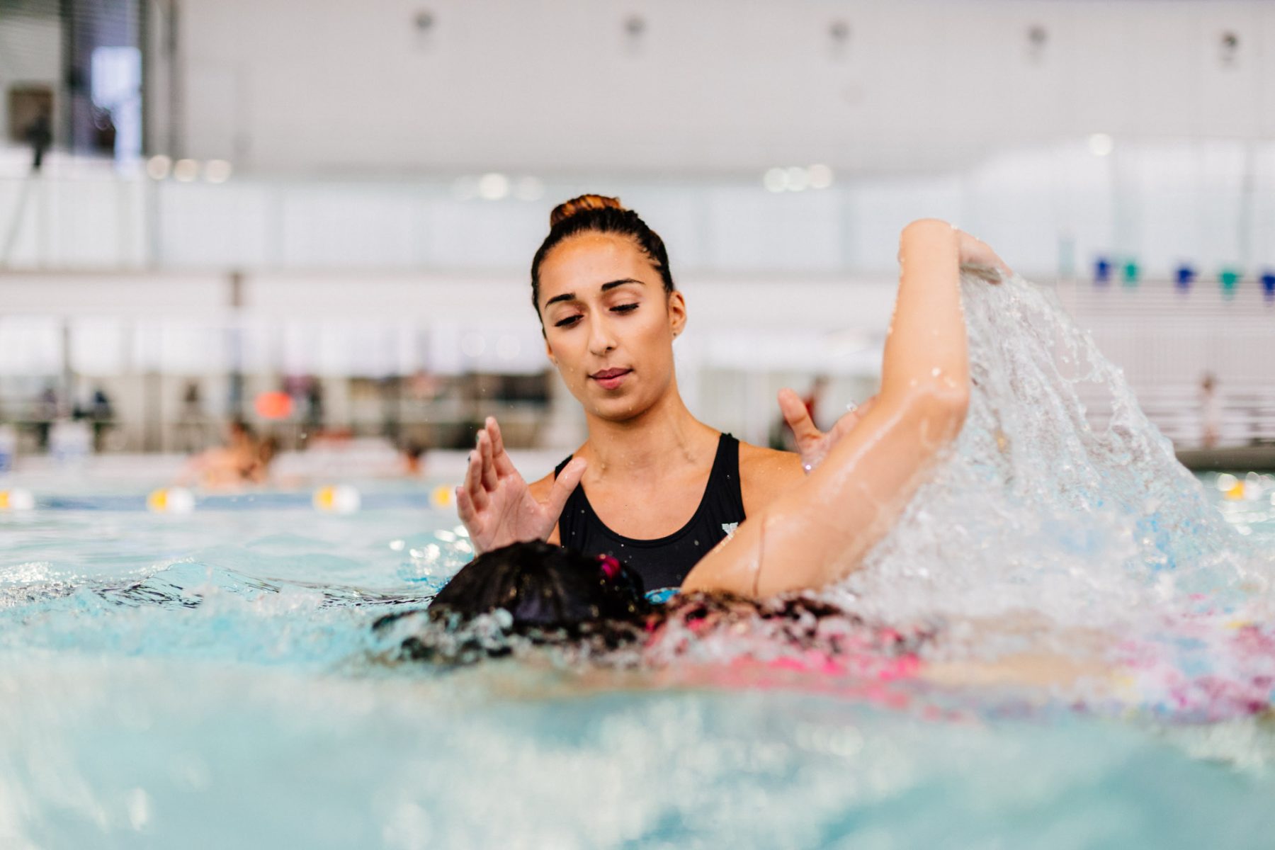 Surrey Aquatics — creative campaign photography